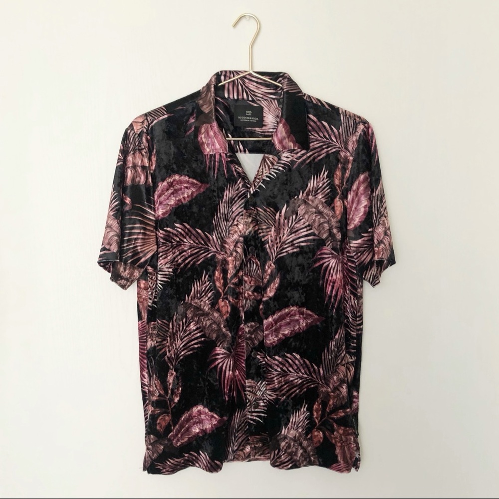 Velour Hawaiian SS Shirt - Scotch & Soda
